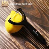 瑞士进口不锈钢锯齿形瓜果去皮刀 柠檬去皮刀