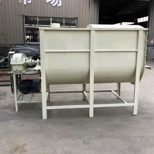 卧式双轴桨叶式混合机 工业粉尘加湿双轴搅拌机 双轴螺旋混料机