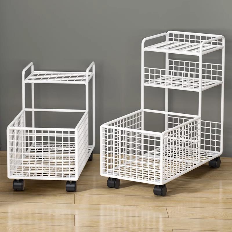 小推车桌下书架书桌收纳置物架