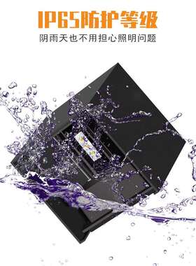 led户外壁灯简约双头防水外墙灯室外照明庭院灯创意上下发光超亮