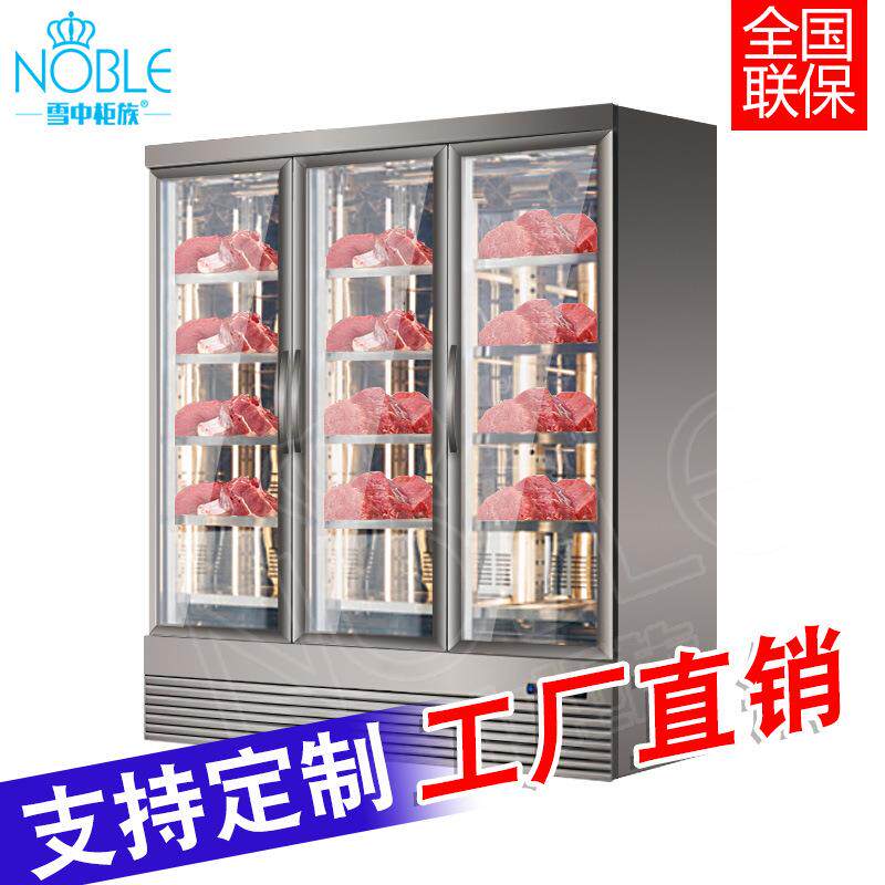 排酸牛肉柜 干式牛肉熟成柜 恒温恒湿牛肉冷柜西冷牛扒羊排展示柜