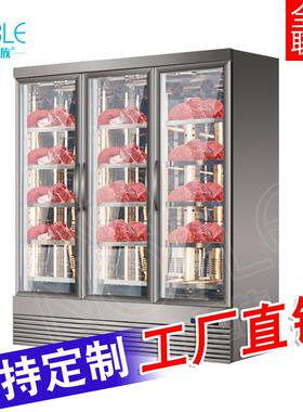 排酸牛肉柜干式牛肉熟成柜恒温恒湿牛肉冷柜西冷牛扒羊排展示柜
