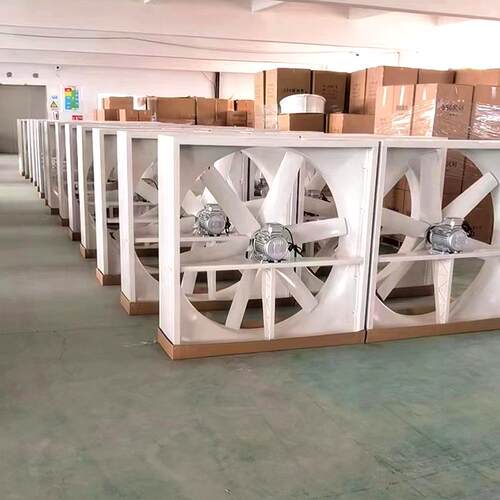 新款玻璃钢方型风机房380型工业排风扇厂温143室养殖场玻璃钢风机