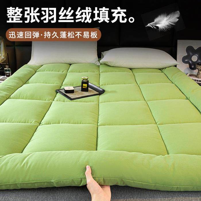 新款酒店羽绒床垫学生宿舍软垫子家用褥子双人床褥榻榻米超厚铺底