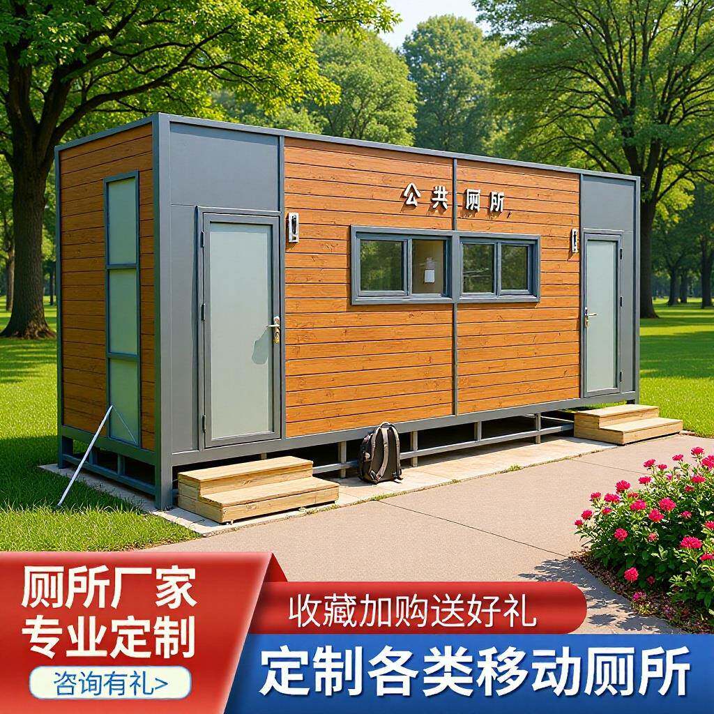 上海厂家直供移动智能厕所景区环保厕所工地临时简易粪箱收集公厕