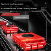 搬运坦克车重物重型设备转向地坦克移位器万向胶轮钢轮地牛小坦克