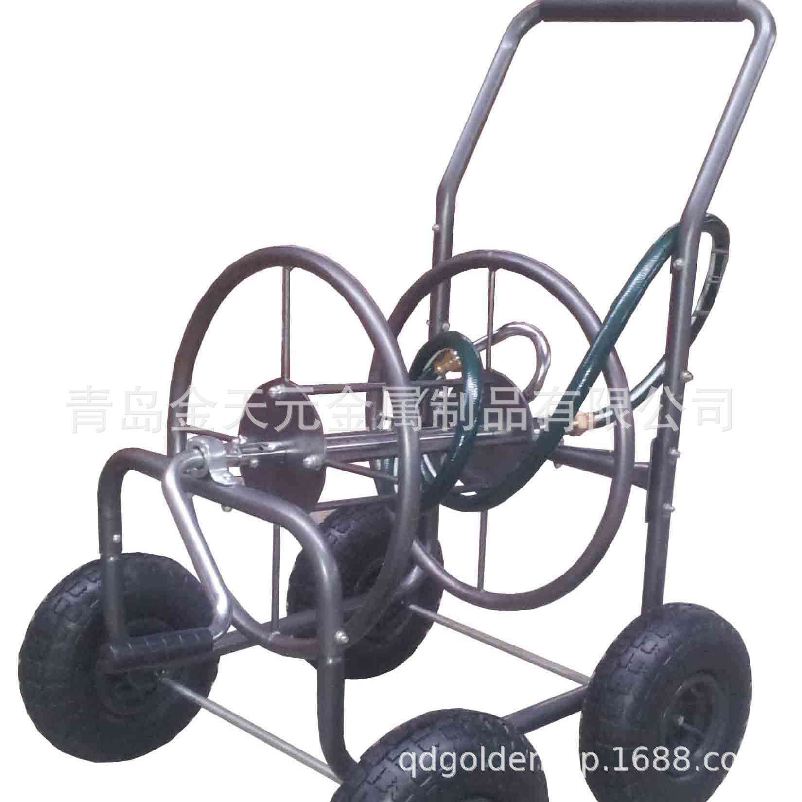 小型水管花园车 家用洗车浇花工具车 家用可移动园林水管绕管器
