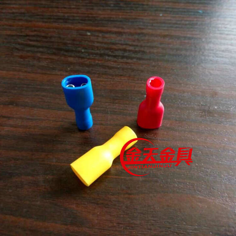 全绝缘端头端子冷压接线端头线耳 橡胶冷压绝缘接线端子g