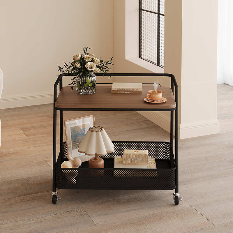 沙发边几小推车置物架可移动客厅茶几零食收纳小户型茶几餐车角几