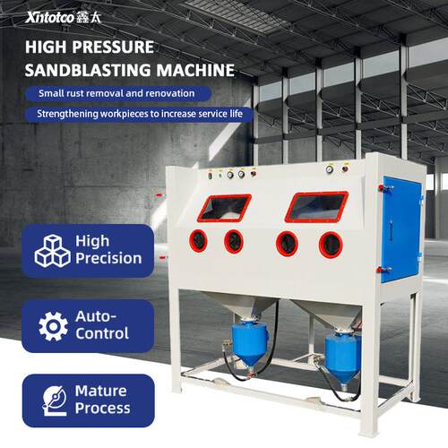 High Pressure Polishing Sandblaster Equipment Sandblasting