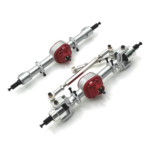 莽牛 1/12 MN82 LC79 MN78 遥控车零配件 金属升级 前后桥总成