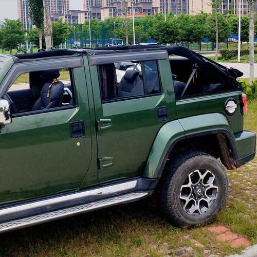 BJ40软顶车篷越野车折叠篷软篷简易篷敞篷防雨防风防尘北京汽车