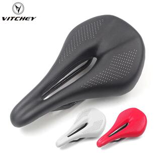 Vitchey 碳纤维公路自行车软包坐垫 公路训练自行车座垫155/145MM