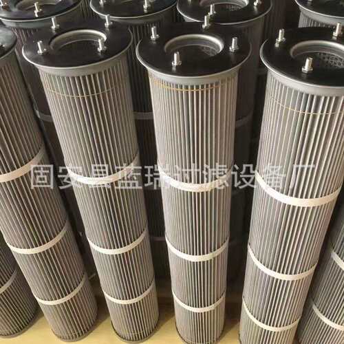 P04081炭黑防静电纳米阻燃空气滤芯工业566除尘滤筒厂家