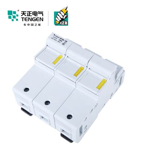 TENGEN天正 RT18L-125/1P 3P 4P熔断器座22*58MM陶瓷芯保险丝底座