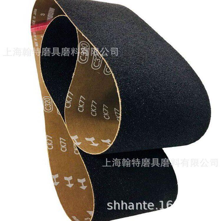 RIKEN软木砂带CK77金属不锈钢锆合金表面纹路修饰镜面抛光