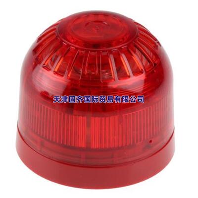 Klaxon PSC-0002 18-980500声光报警器17-60VDC红色灯罩直流,闪光