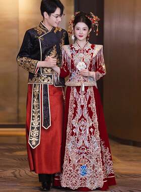 秀禾服婚服2025新款新娘结婚礼服中式婚礼嫁衣秀和服高级显瘦出阁