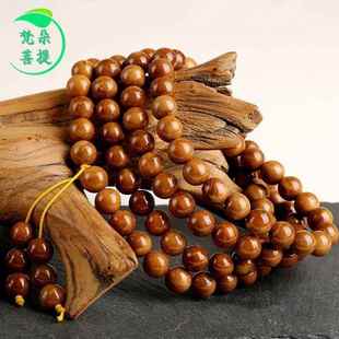 菩提手串圆珠桶珠文玩盘玩收藏送礼 库克手串108颗佛珠念珠男女款