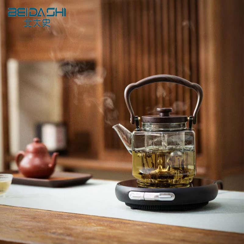 北大史玻璃煮茶壶2024新款耐高温蒸煮泡茶围炉煮茶器电陶炉烧水壶