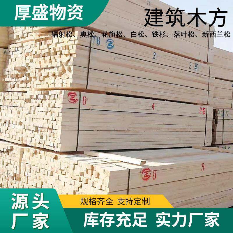 建筑木方建筑工地工程木方木条工程建筑实木木方多规格松木木方