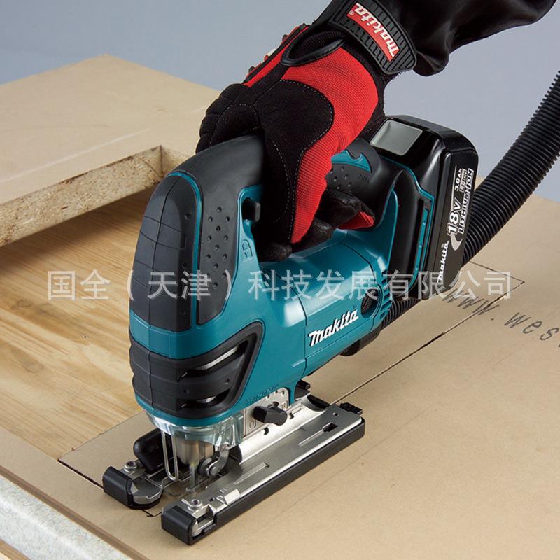 Makita牧田充电工具DJV180充电式曲线锯18V锂电电机木材135mm
