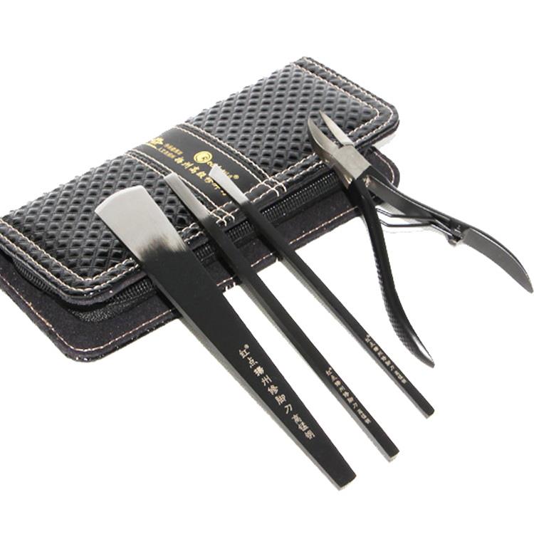 高档包邮新扬州三把刀指美甲剪刀修脚刀修甲扦脚刀容套装2甲0件指