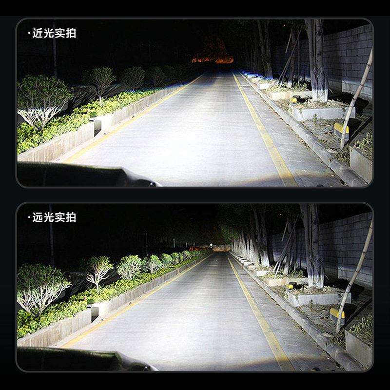 led车灯170W大功率双铜管汽车改装大灯H1H7H1190059012汽车前照灯
