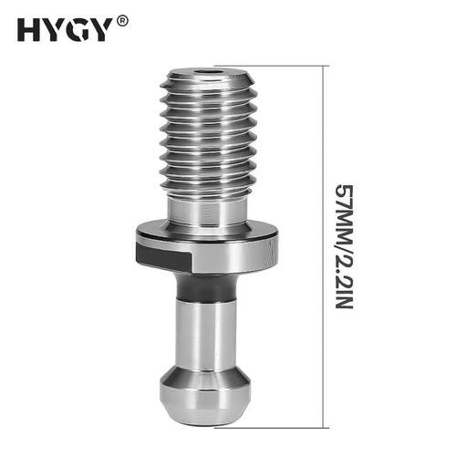 CAT40 45度长款全亮拉钉10支装通孔中心出水Pull Stud-10PCS