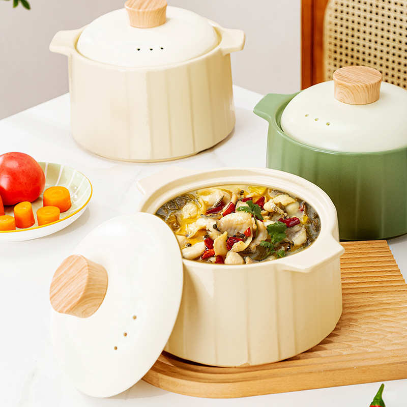 砂锅家用石锅耐高温炖锅礼品批发景德镇直烧3L4L煲仔饭专用