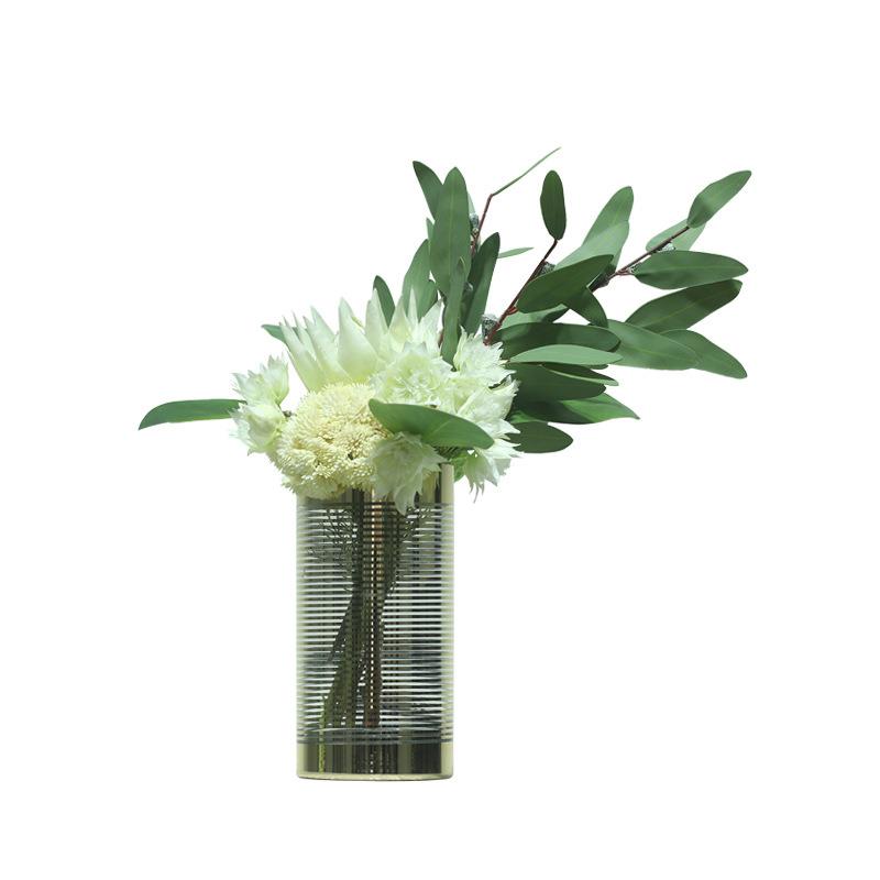 现代简约仿真绿植花艺售楼处大堂洽谈桌面客厅餐桌卫生间假花摆件