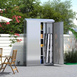 304不锈钢户外工具园柜室外庭花院防雨防晒储物柜家用纳杂TJ-12收