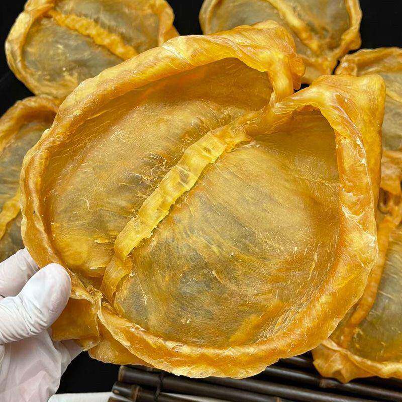 开 片黄花胶正品干 干货天然鱼胶鱼鳔鱼泡陈年花胶肚孕妇月子滋补