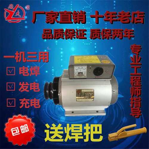 一体机两用电焊机铜永磁小型多功能发电机弧焊全直流发电电焊户外