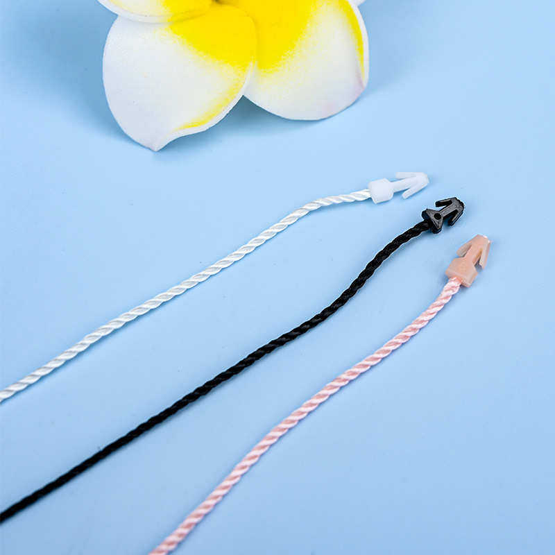 双插吊粒厂家 皮具精品尼龙绳烫金吊粒 一次性防拆吊牌绳子定制