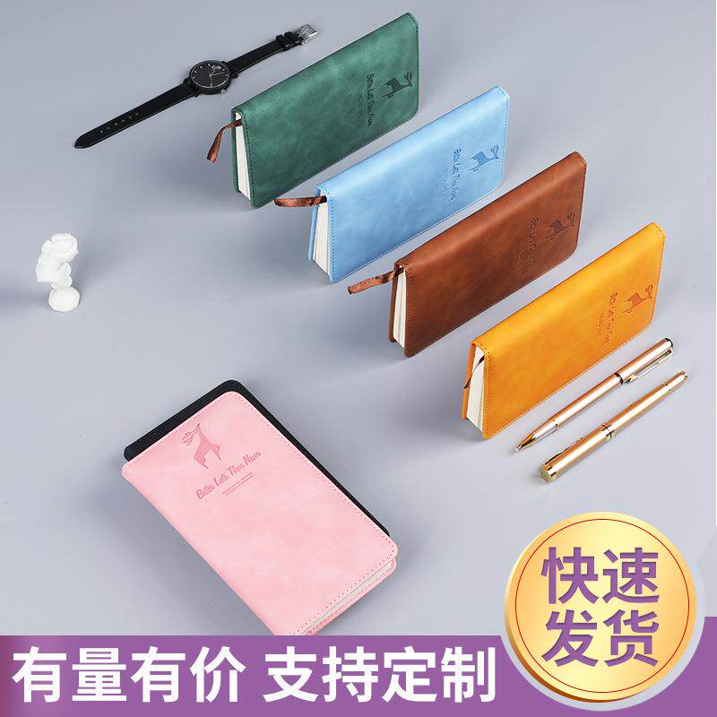 现货学生日记无扣a6小鹿办公记事本企业办公会议商务笔记本