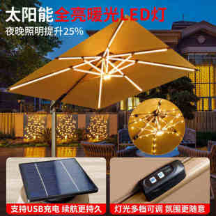 户外遮阳伞庭院伞露天阳台别墅花园大太阳伞棚商用室外摆摊罗马伞