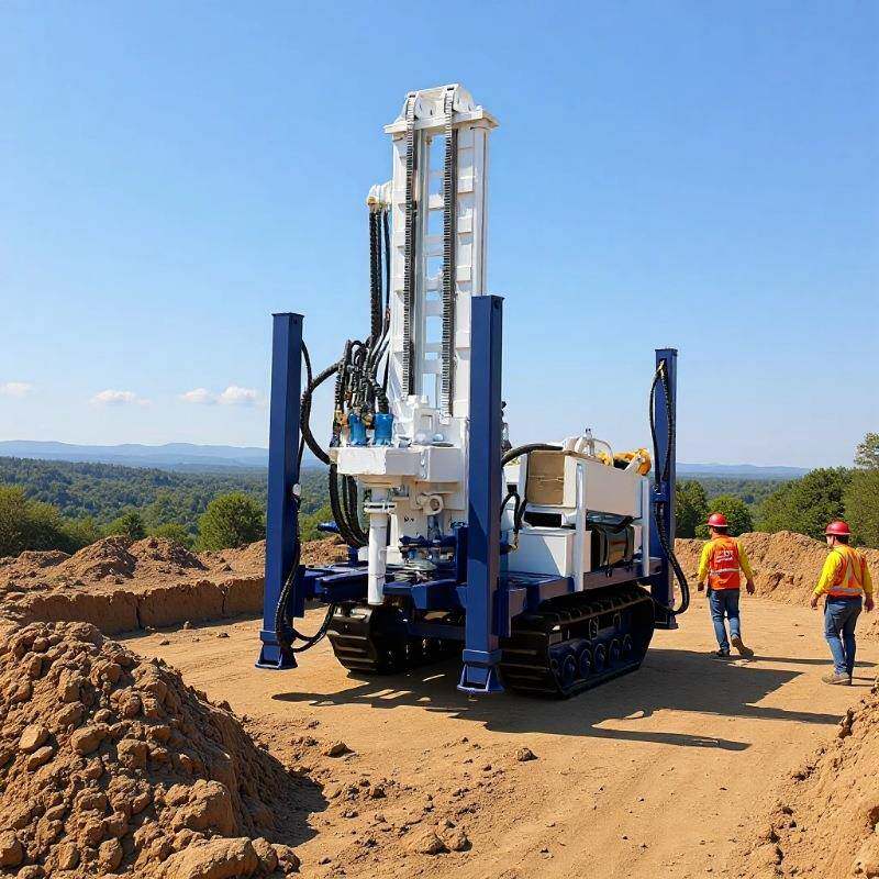 履带式液压取土钻机环境勘察无扰动取土壤钻机液压直推式钻探机