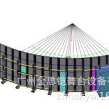 桁架显示屏舞台显示屏铝合金字幕球赛架背景truss户外桁架led架机