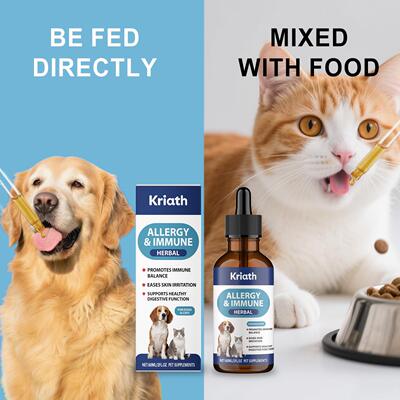 Kriath Pet Herbal Care Oral Liquid - Gentle care for cats an