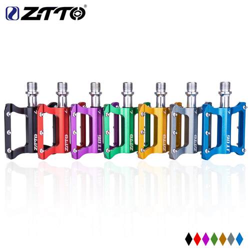 ZTTO/追途脚踏铝合金山地车脚踏公路车折叠车通用脚踏 彩色脚踏
