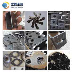 激光切割加工铁板碳钢板冲压加工圆形铁片加厚铁块铁饼铁垫片定做