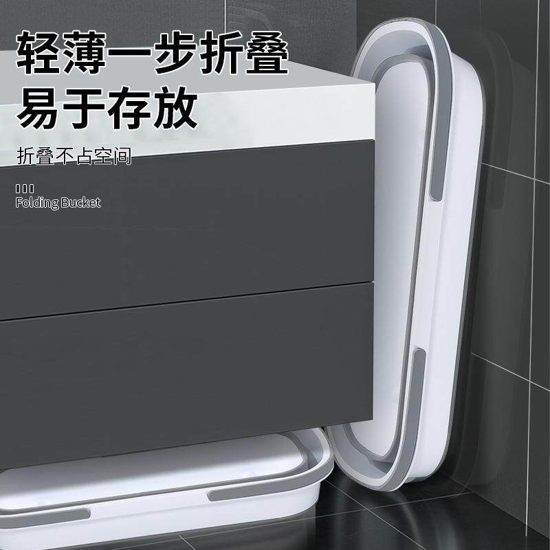 包邮可折叠拖把桶长方形拖地拖布桶挤水桶单桶沥水盆洗车涮的水桶