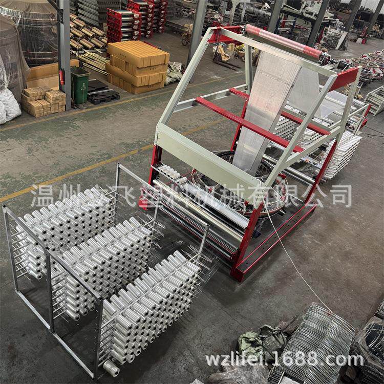 六梭高速圆织机 双层独立收卷系统 提升产能透明编织袋编织机器