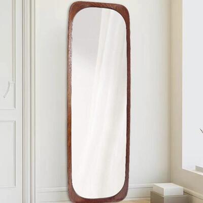 法玄式美复古挂镜落地壁挂式入户关墙贴全身穿ERC衣镜客厅装饰镜