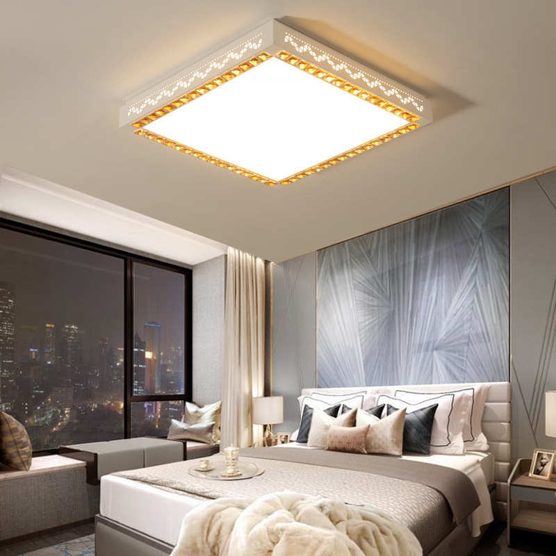 led吸顶灯主卧室灯简约现代客厅灯圆形房间书房阳台过道新款灯具