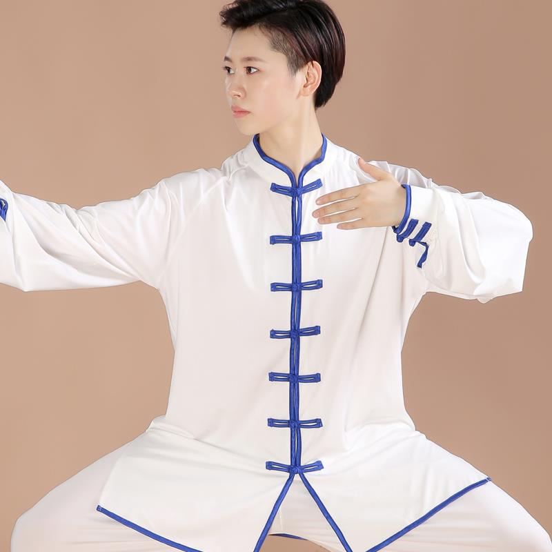 正品武士龙太功极服女牛奶丝比赛表演武风术服服装中国太极拳练男图片