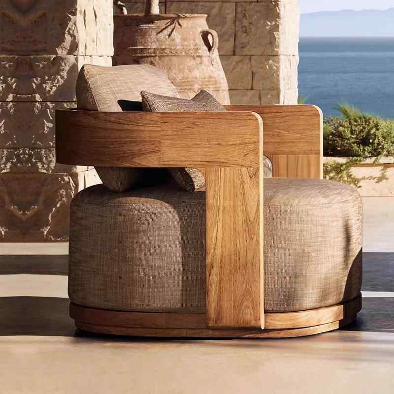 简约户外院沙发庭阳台花园台露别墅闲酒店休藤椅防水85实木民宿家,住宅家具,户外沙发,淘宝优惠券,粉丝福利购,淘宝优惠卷