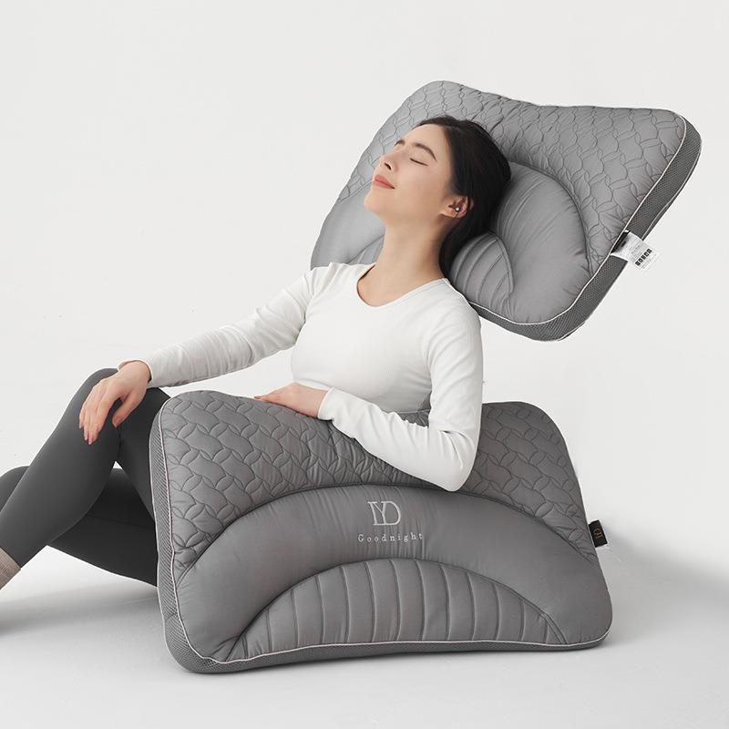 新6款0支莱赛尔纤维枕84护颈枕可用水洗单人枕芯家成人刺绣软厂家