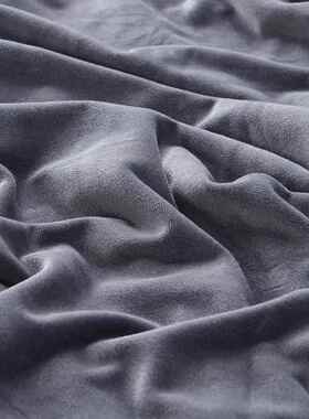 天头鹅绒全包弹力床罩纯色布艺NCY皮床.木套板床151.8米居家布艺